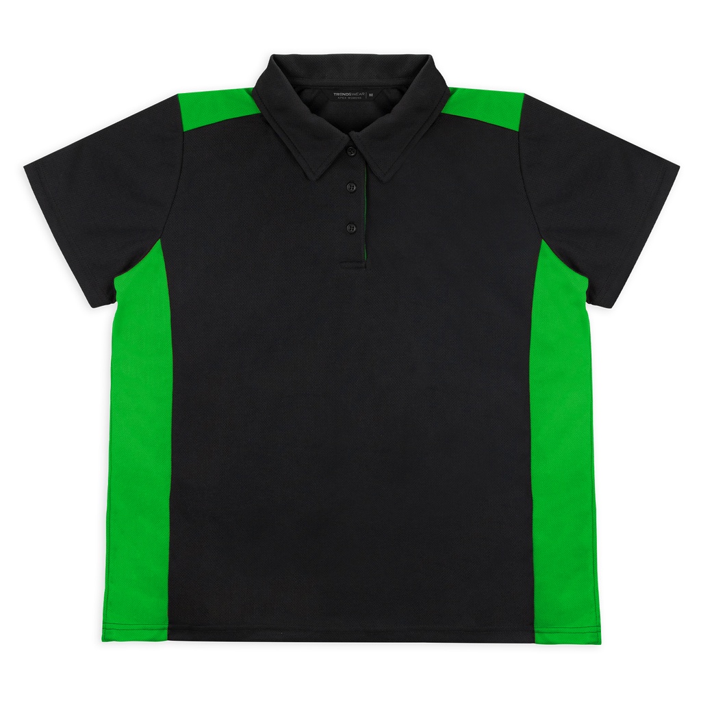 [124538] TRENDSWEAR  Apex Womens Polo - 124730 (XS, Bright Green)