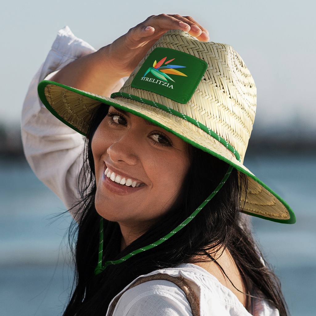 [126367] Tiki Straw Hat - 126396 (LARGE, Black)