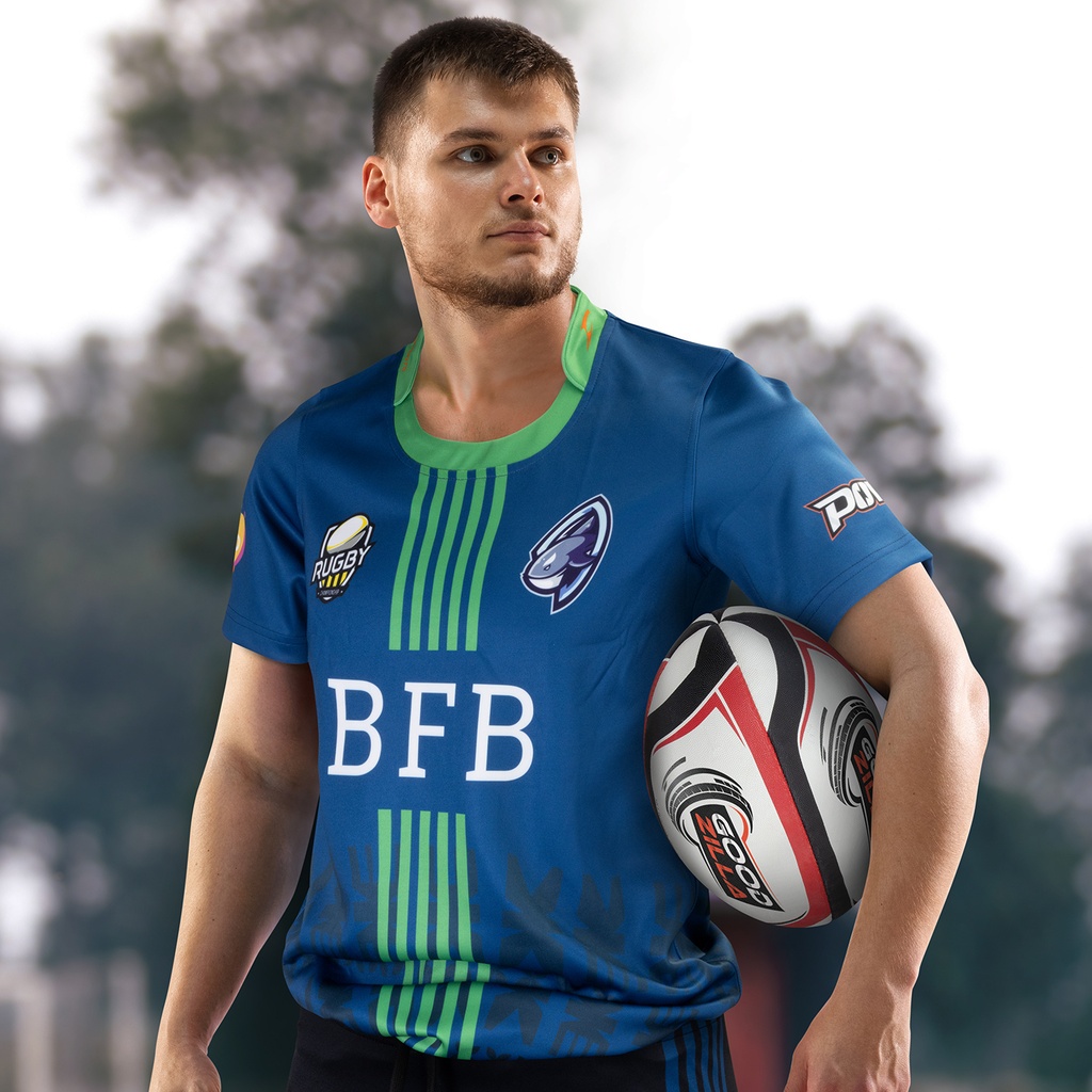Custom Mens Rugby T-Shirt - 123339 (XS)