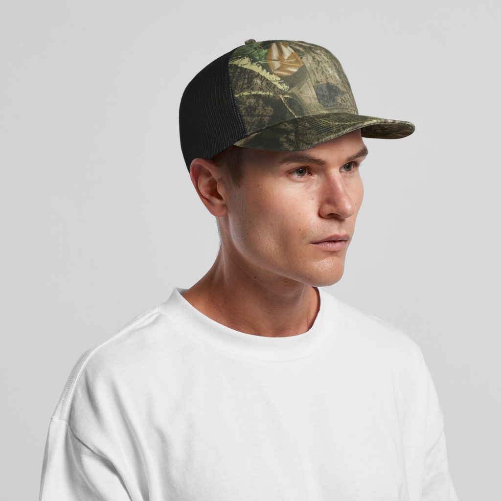 Mesh Contrast Camo Cap - 1191C
