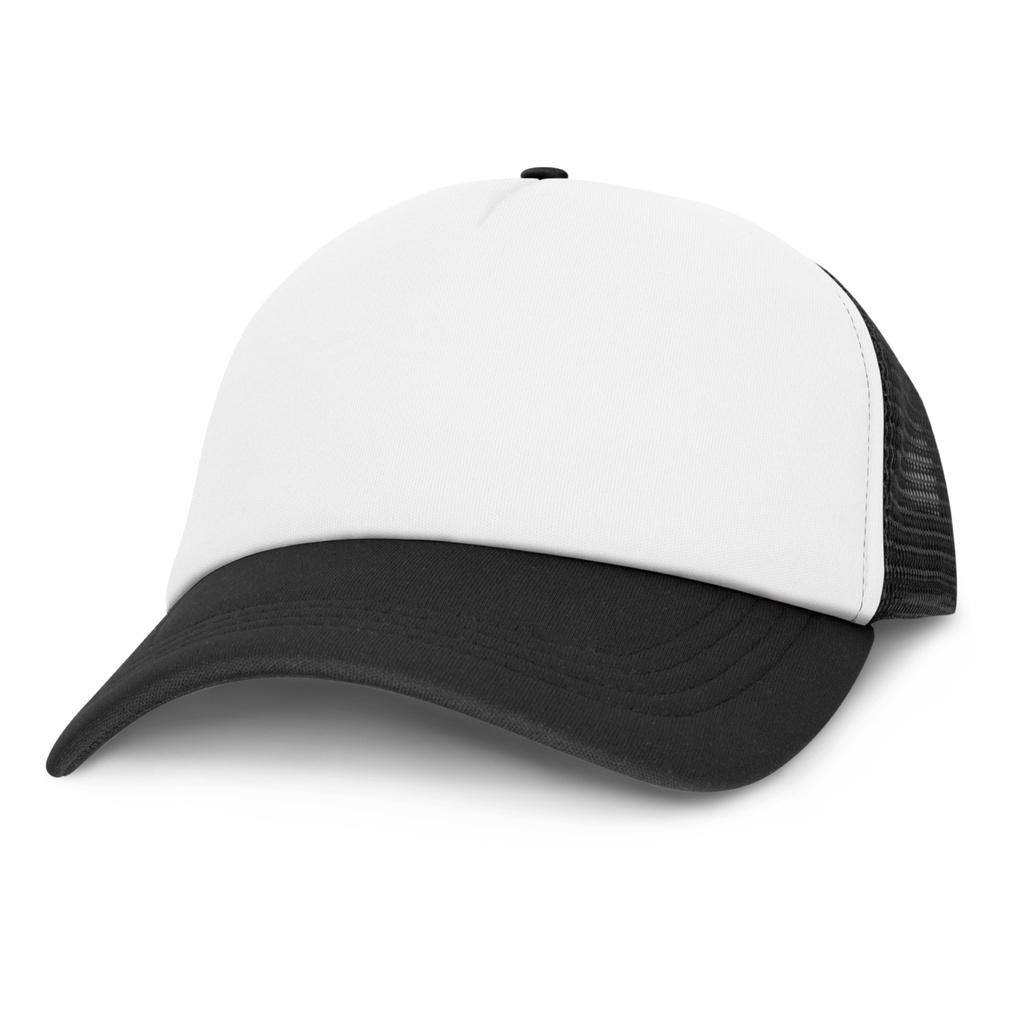 [113050] Cruise Mesh Cap - White Front - 113032 (White/Black)