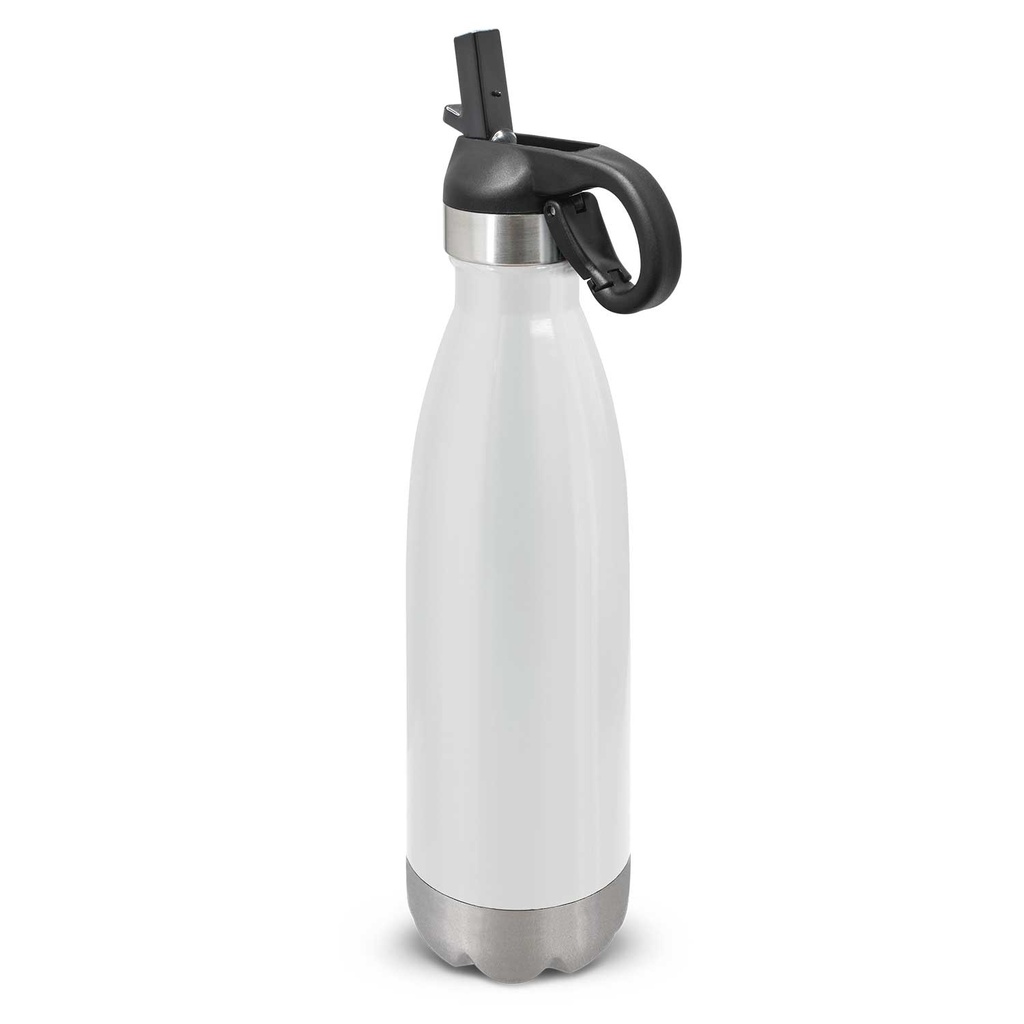 [110899] Mirage Steel Bottle - Flip Lid - 113808 (White)