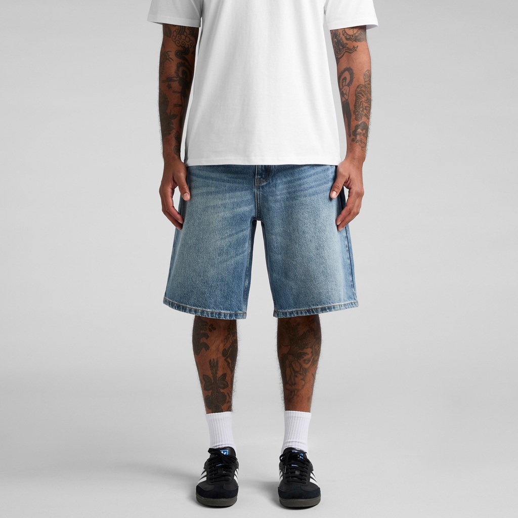 [5831-WSHBK-28] Denim Shorts 23" - 5831 (28, Washed Black)