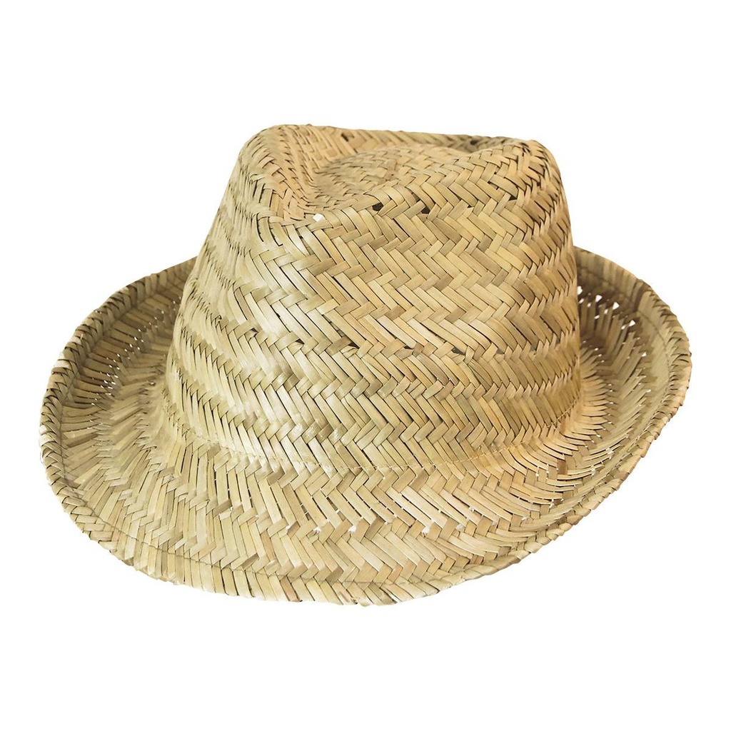 [3968-NL-L.XL] Fedora Straw Hat - 3968 (L.XL)