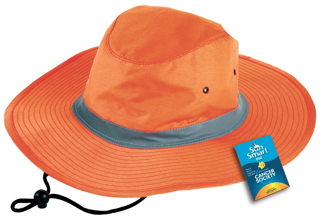 [3900-OR-L.XL] Hi Viz Reflector Safety Hat - 3900 (L.XL, Hi Viz Orange)