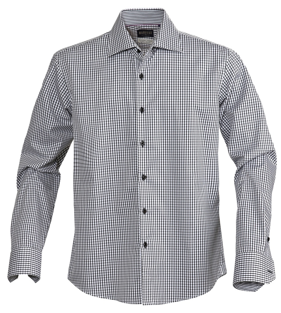 [TRIBE-BL-S] James Harvest Tribeca Mens - TRIBE (S, Black Check)