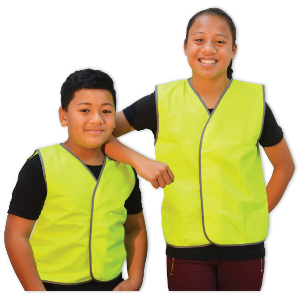 [J576-YE-4-6] Kids Hi Viz Vest - J576 (4-6)