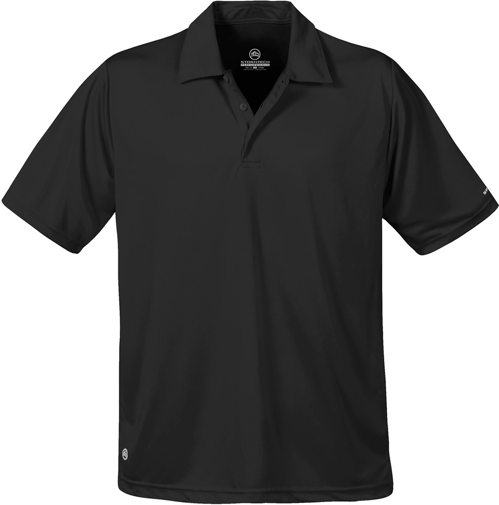 [PS-1-BL-S] Stormtech Men's Apollo H2X-DRY Polo - PS (S, Black)