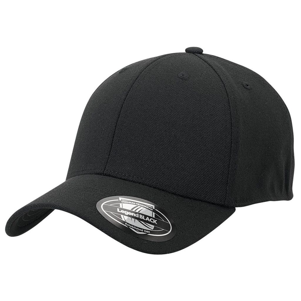 [7012-BL-L.XL] Yankee Fitted Cap - 7012 (L.XL, Black)