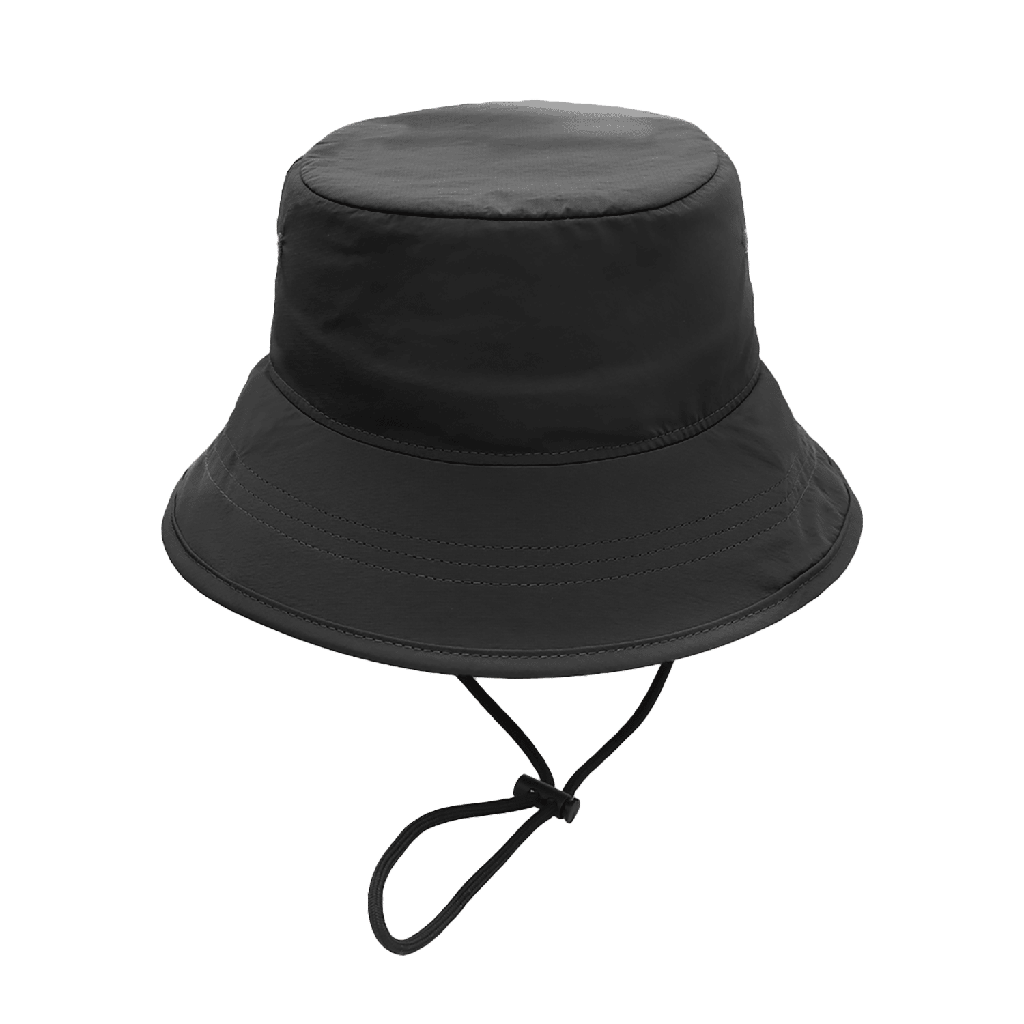 [H2300BL-58CM] 2300 - H2300 Headwear24 Surf Bucket Hat (58CM, Black)