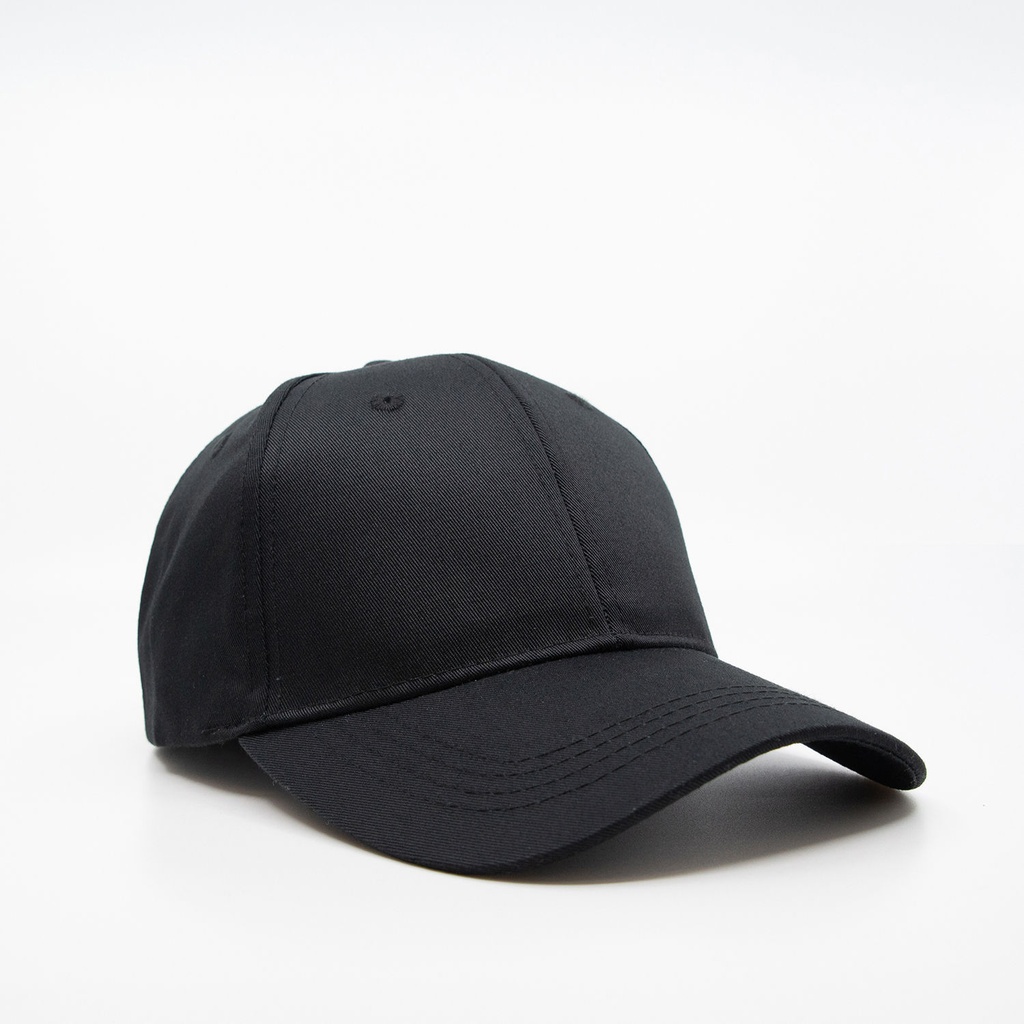 [H6609BL-HW24] 6609 - Headwear24 Poly/Cotton Fade Resistant Cap (Black)