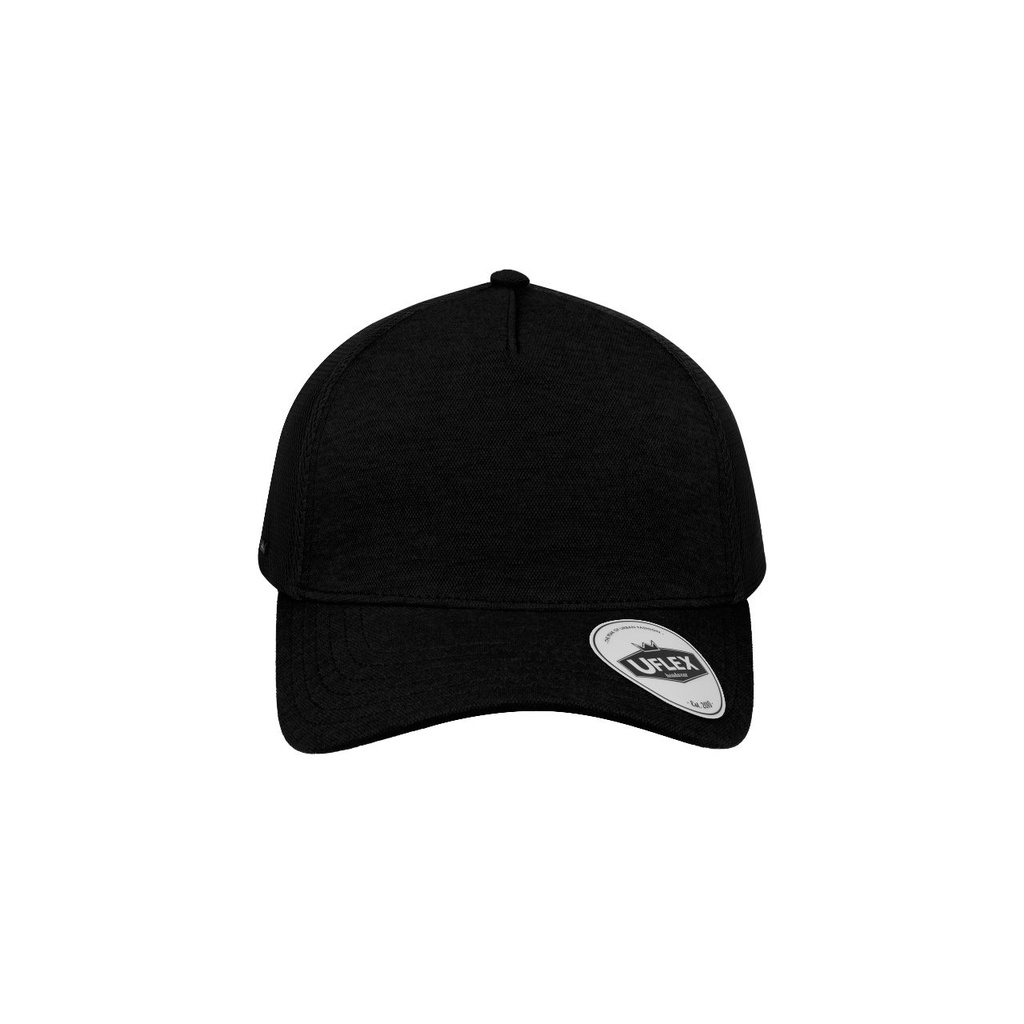 [HU21503BL-UFlex] U21503 - UFlex Adults Comfort Trucker Cap (Black)