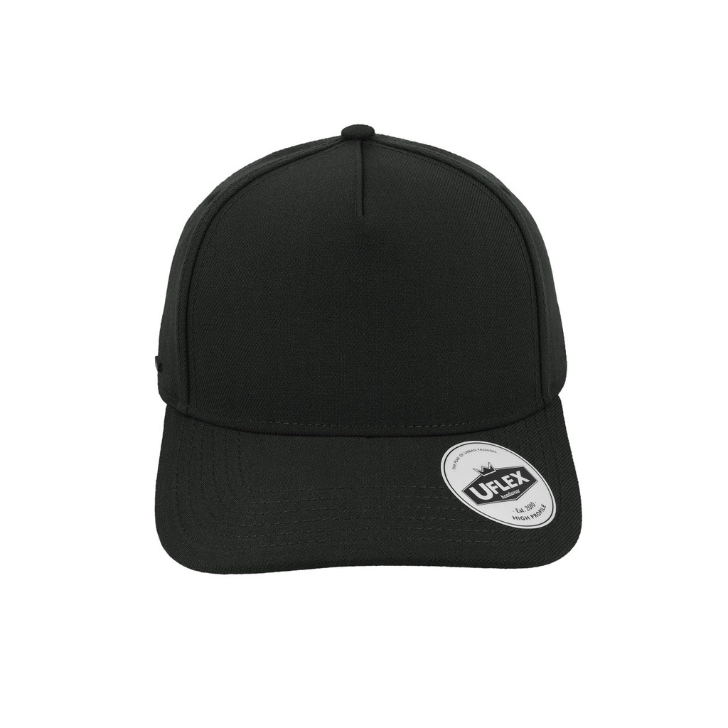 [HU24500HPBL-UFlex] U24500HP - UFlex High Profile 5 Panel Snap Back (Black)