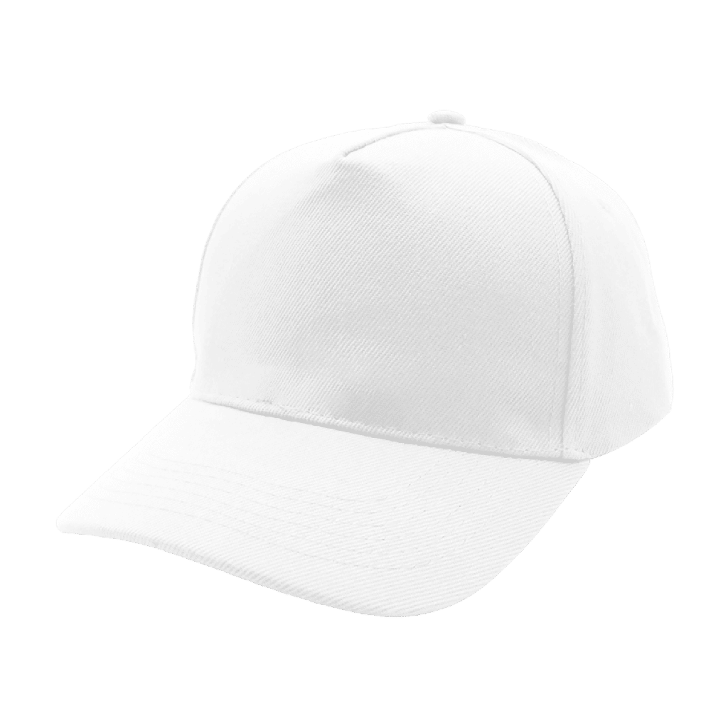 [HV5038WH-HW24] V5038 - Headwear24 Fade Resistant 5 Panel Cap (White)