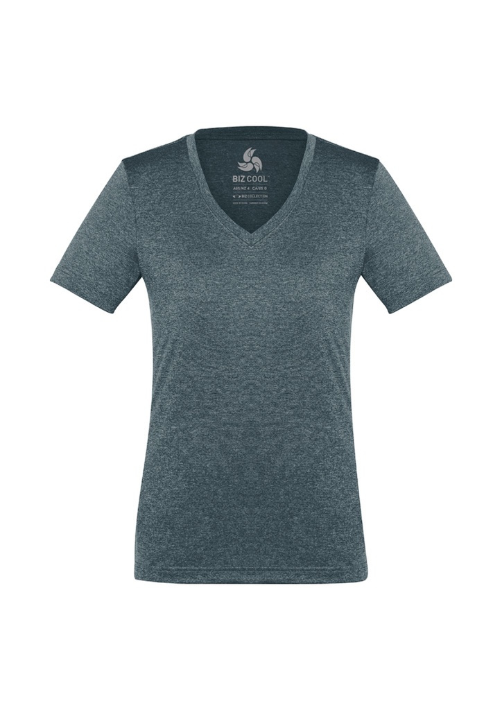 [9401042440532] T800LS - Aero Womens Short Sleeve Tee (6, Charcoal)
