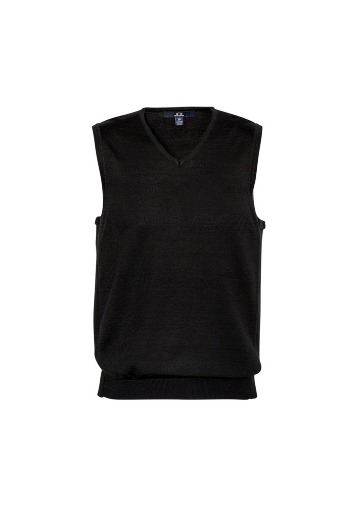 [9401042332547] WV619M - Milano Mens Vest (XS, Black)