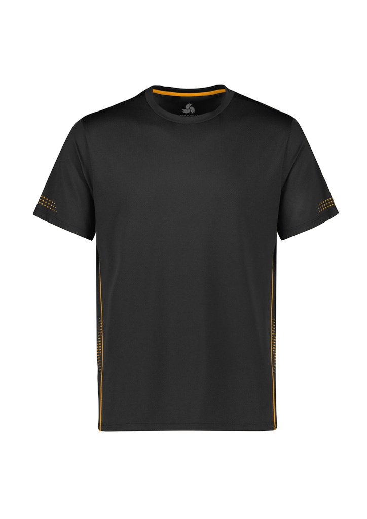 [9401042641083] T318MS - Balance Mens Short Sleeve Tee (XS, Black/Gold)