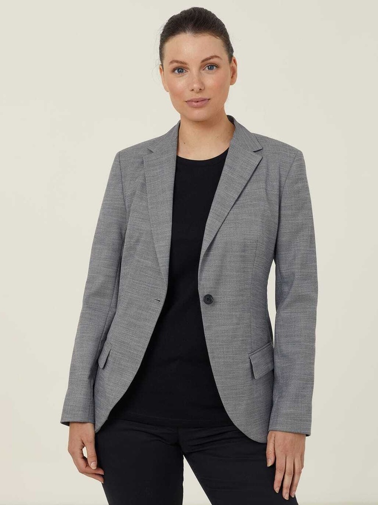 [9400083274878] CAT1E9 - Linen Look Half-Lined Jacket (6)
