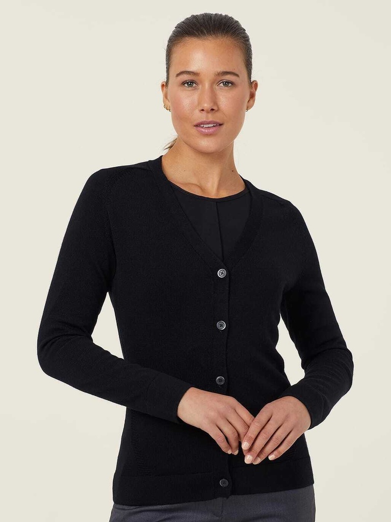 [9400021113351] CAT5AP - Merino Wool Detail Cardigan (XS)