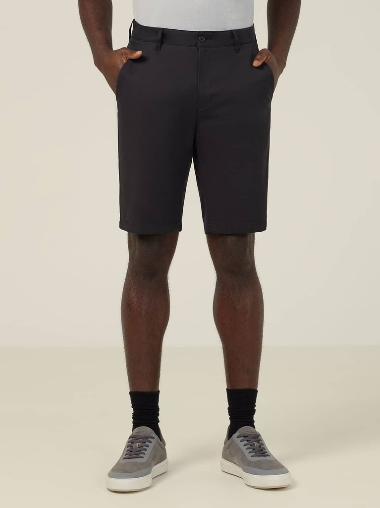 [9357732316895] CATCNN - Stretch Cotton Chino Shorts (77, BLACK)