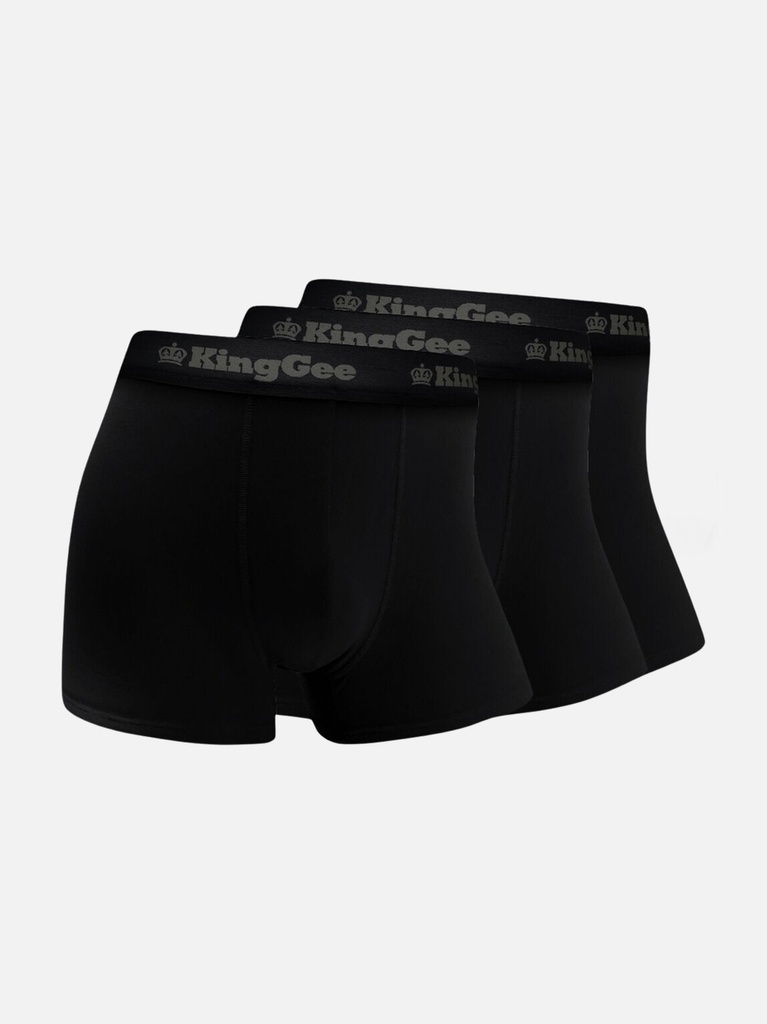 [9400083272737] K19005 - Bamboo Work Trunks - 3 Pack (S, BLACK)