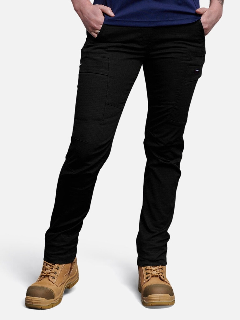 [9357732087375] K43012 - Womens Workcool Pro Stretch Pants (6, BLACK)