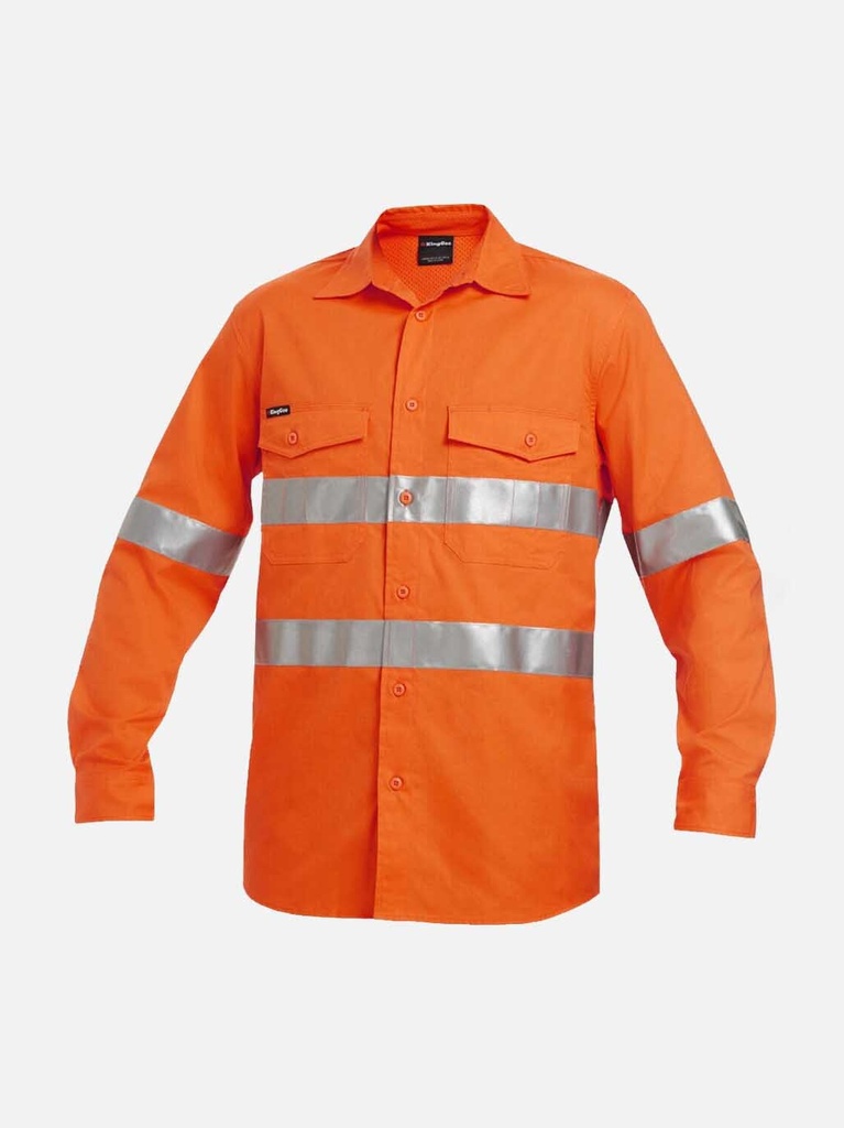 [9343168191663] K54890 - Workcool 2 Hi-Vis Reflective Long Sleeve Work (2XS)