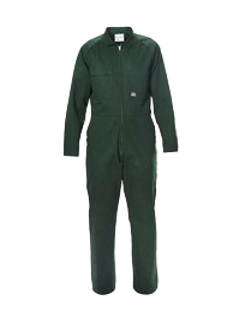 [9419425009412] N1011 - Coveralls Cotton Raglan Long Sleeve Zip (3, WHITE)