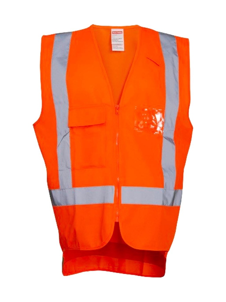 [9400083302106] N4VU04 - VEST HiVis TTMC DN (S, FLUORESCENT ORANGE)