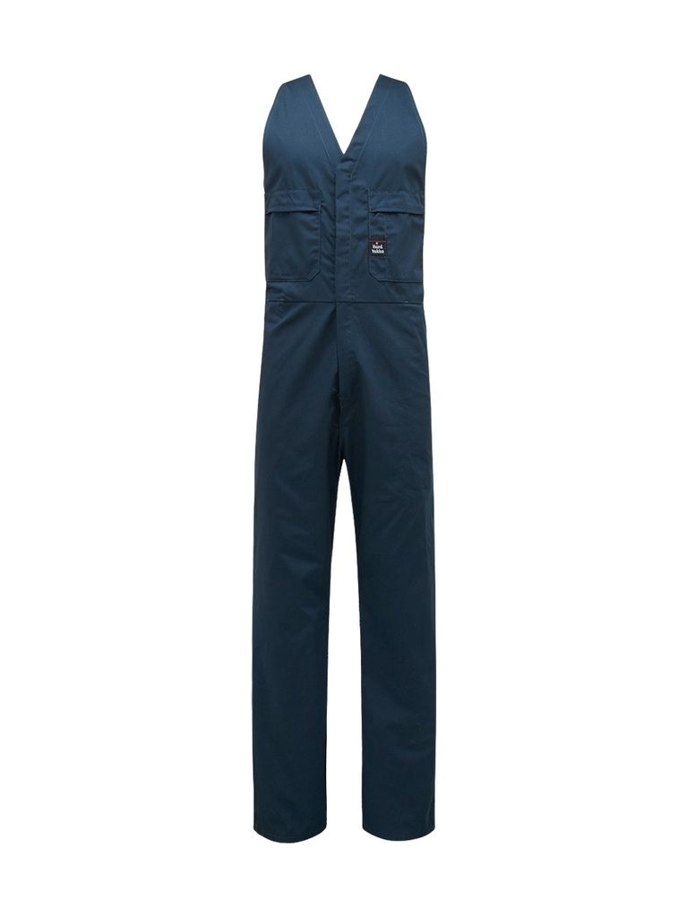 [9419425013587] N5121 - Easy Action Polycotton Zip Overall (3, WHITE)
