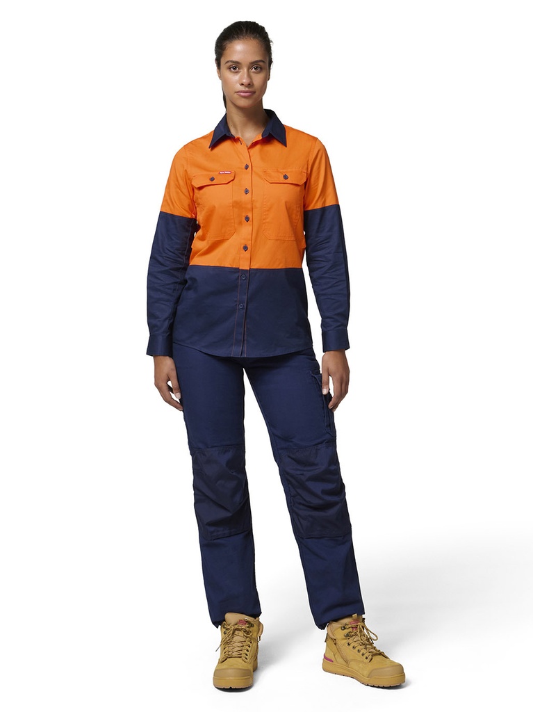 [9400083148735] Y08225 - Women's Koolgear 2 Tone Hi-vis Vented Long Sleeve (10)