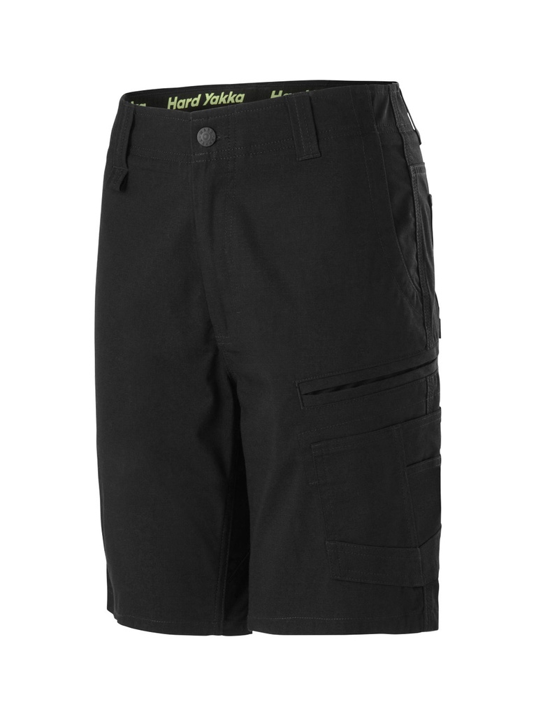 [9357732047751] Y08228 - Women's 3056 Raptor Mid Length Work Short (6, BLACK)
