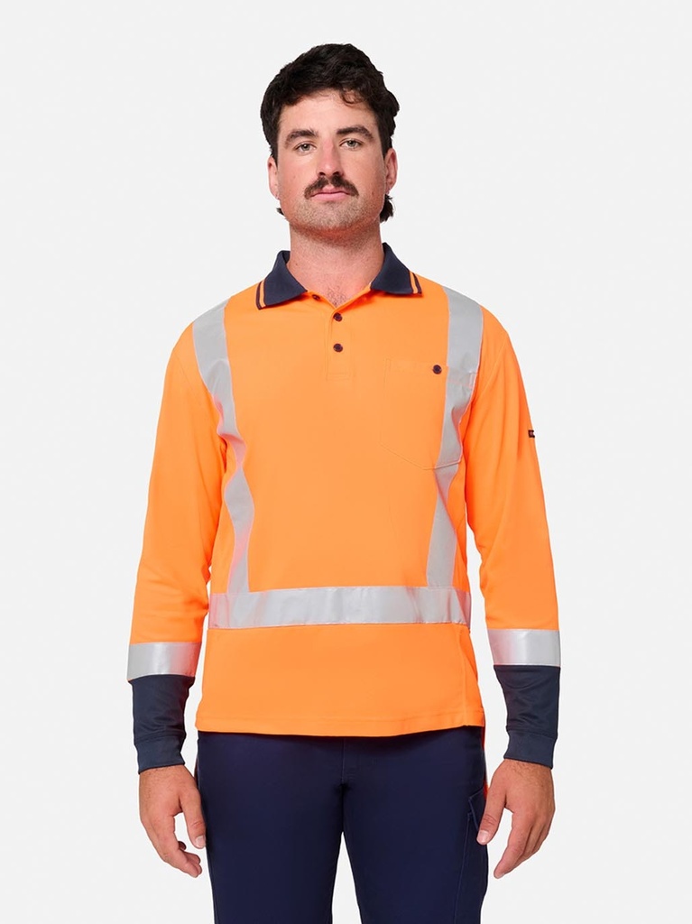 K54041 - ORIGINALS HI VIS 2T TTMC TAPED L/S POLO