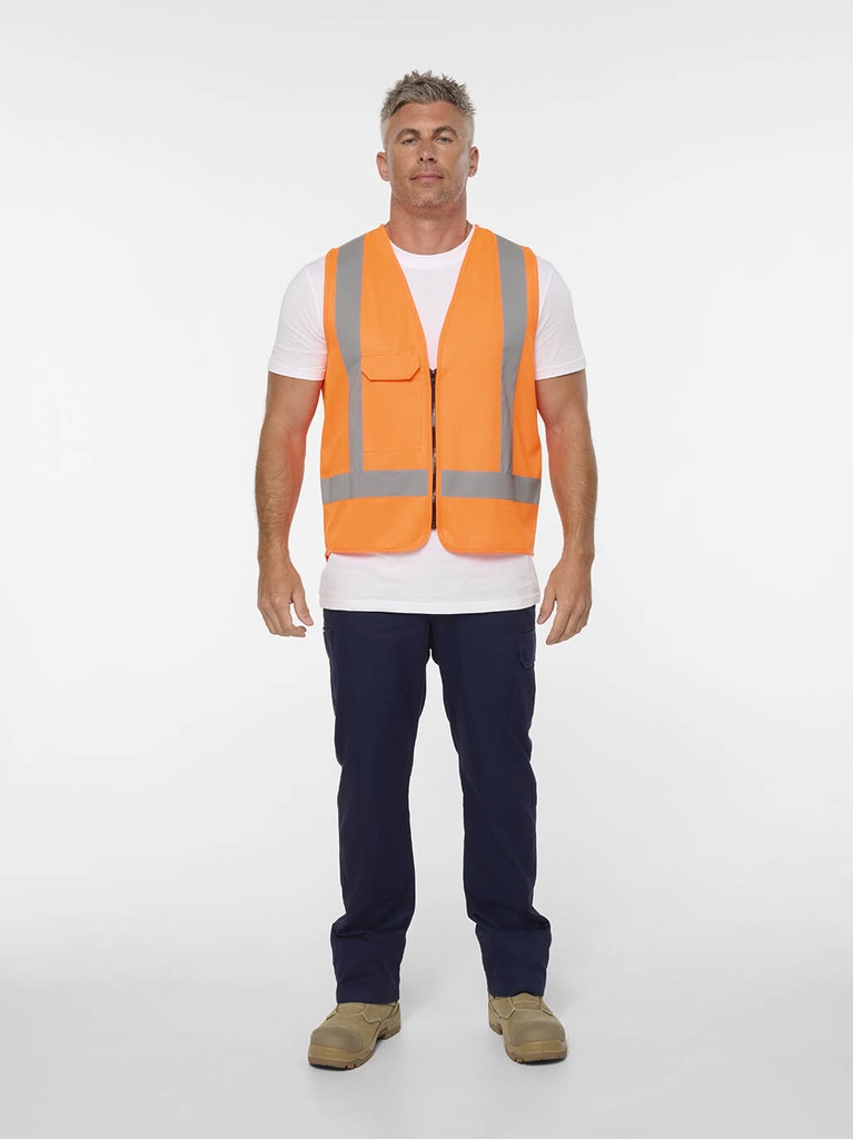 [9400083418814] K57012 - ORIGINALS SAFETY VEST WITH ZIP CLOSURE (3XS, ORANGE)