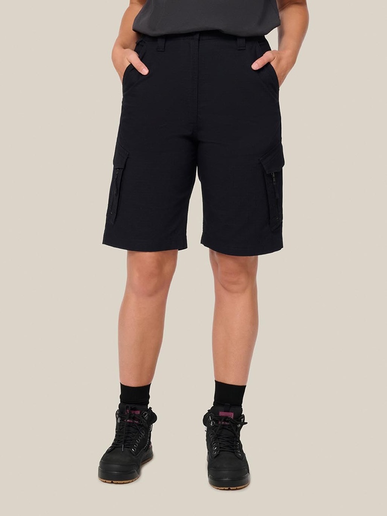 [9361812126397] Y08202 - WOMEN EDGE SHORT RIPSTOP (8, BLACK)