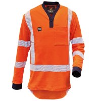 [840089-S] FR POLOSHIRT 240GSM COTTON, ORANGE TTMC, 12 CAL-SIZE (S)