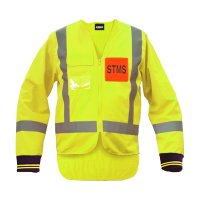 [AVEST309-YE-XS] ESKO L/S STMS SAFETY VEST - SIZE (XS)