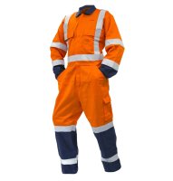 [820039-3] OVERALL LS, 200GSM RIPSTOP, ORANGE/NAVY TTMC-W-SIZE (3)