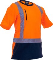 [PCF1015-FLOR/NA-XS] CAUTION D/N POLAR FLEECE T-SHIRT - 280GM-SIZE (XS)