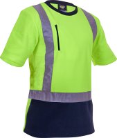[PCF1015-FLYE/NA-XS] CAUTION D/N POLAR FLEECE T-SHIRT - 280GM-SIZE (XS)