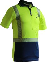[PCP1231-FLYE/NA-XS] CAUTION D/N SEGMENTED TAPE MICRO FIBRE POLO-SIZE (XS)