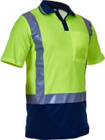 [PCP1251-FLYE/NA-XS] CAUTION D/N COTTON BACKED POLO-SIZE (XS)