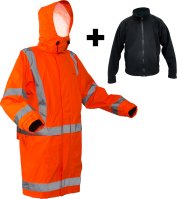 [PCR4037-FLOR-XS] ESKO STORM PRO TTMC-W17 X-BACK FLEECE LINED JACKET-SIZE (XS)