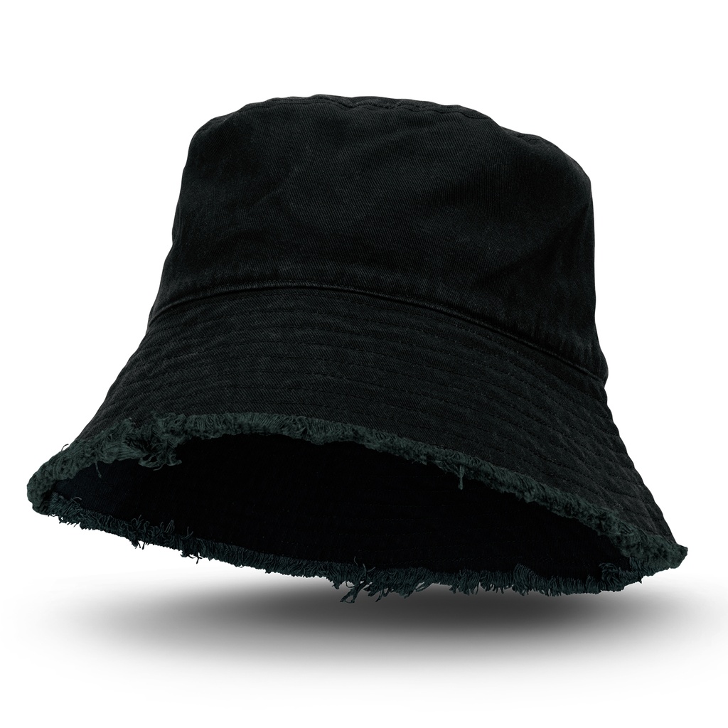 Raw Edge Bucket Hat - 126399