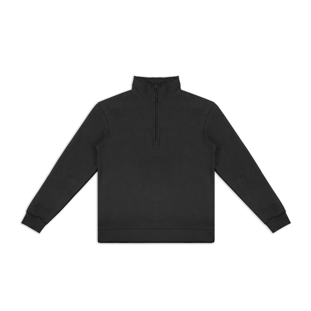 [123152] TRENDSWEAR Camden Unisex Quarter Zip - 123156 (XS, Black)
