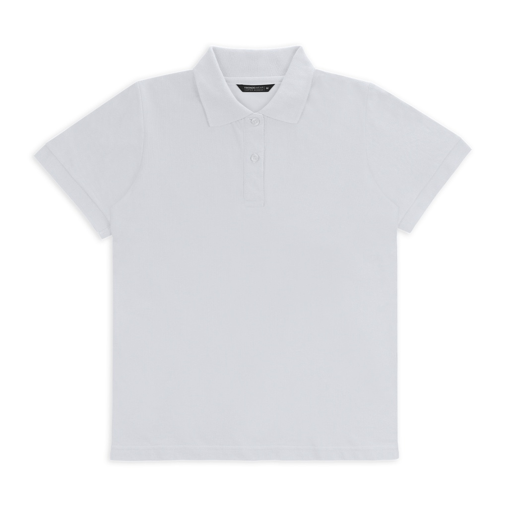 [121607] TRENDSWEAR Carter Women's Polo - 121636 (XS, White)