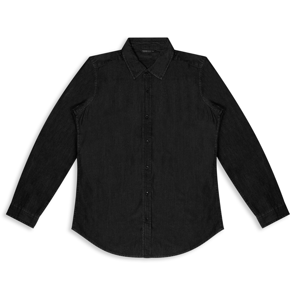 [123439] TRENDSWEAR Chester Men's Denim Shirt - 123609 (XS, Black Denim)