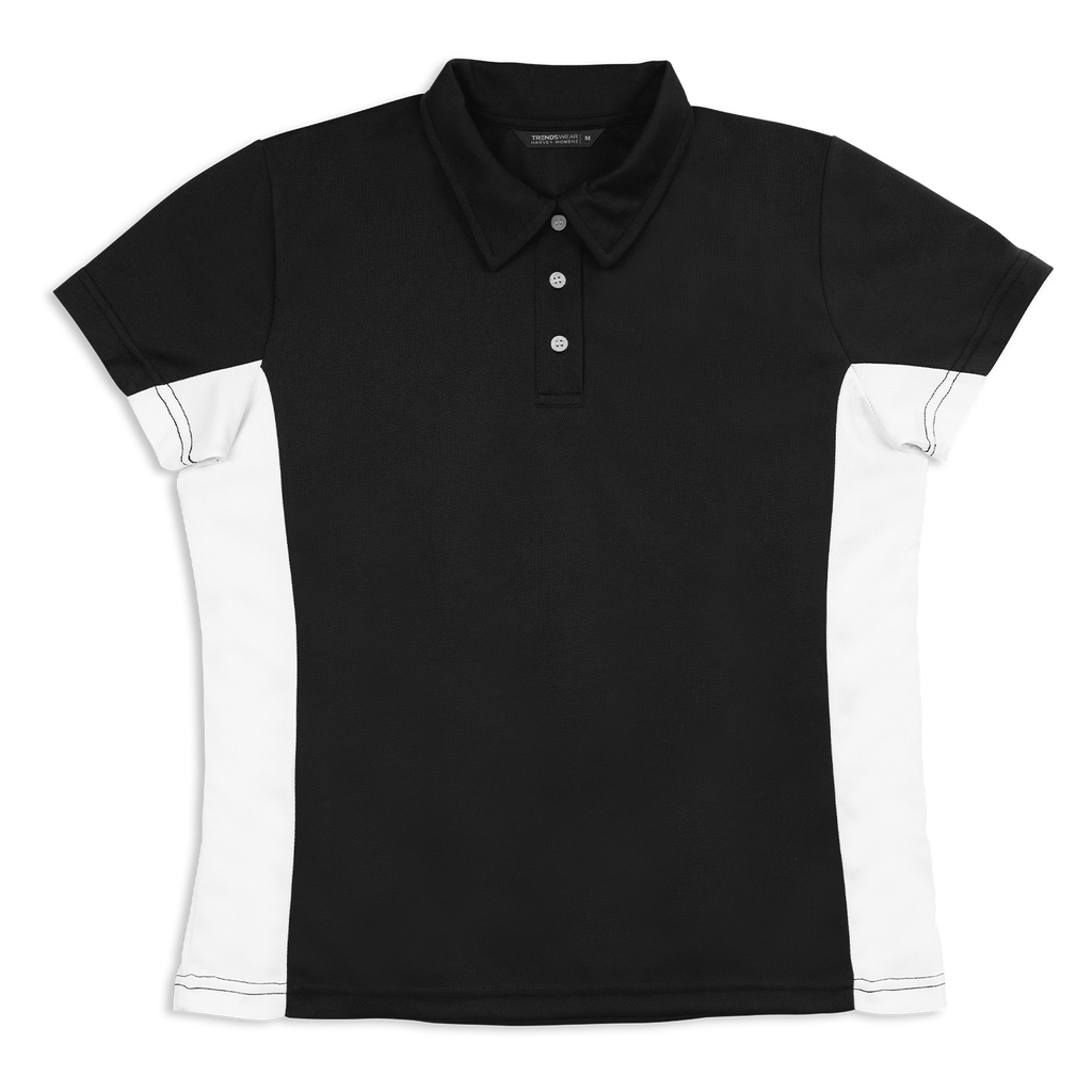 [124402] TRENDSWEAR Harvey Womens Polo - 124727 (XS, Black)