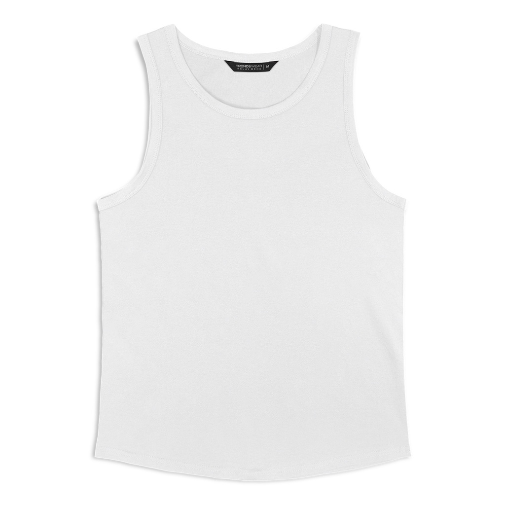 [126308] TRENDSWEAR Relay Men's Tank Top - 122460 (XS, White)