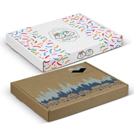 Die Cut Box with Locking Lid - 230x165x22mm - 127037